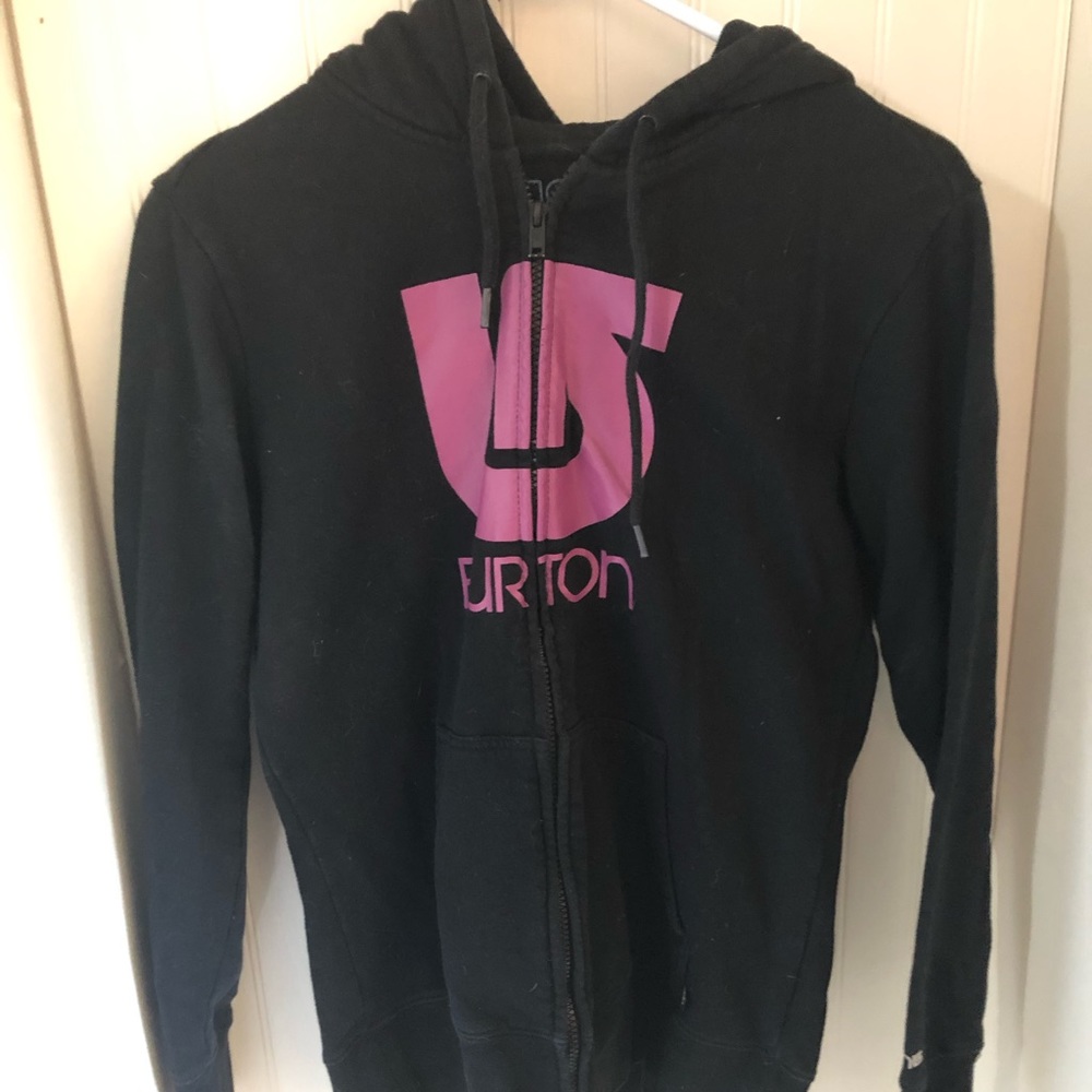 Burton zip up hoodie
